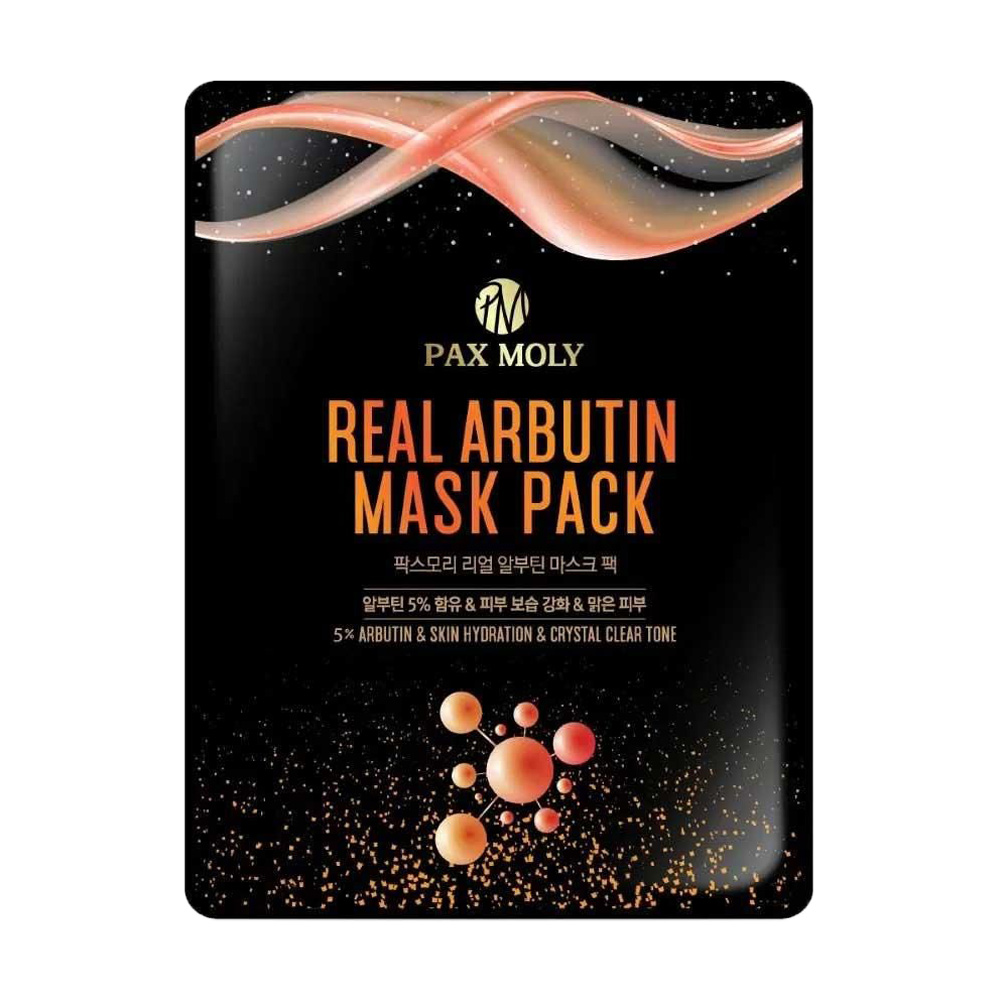 Тканинна маска для обличчя Pax Moly Real Arbutin Mask Pack з арбутином, 25 мл